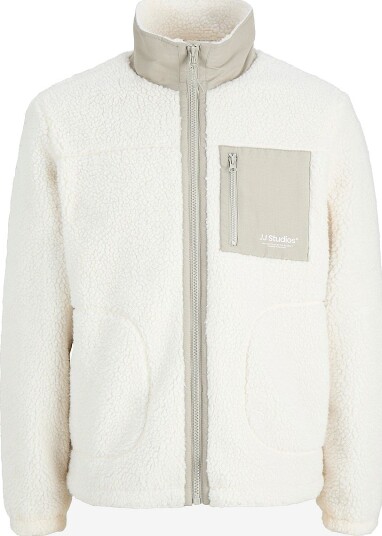 Jack & Jones Teddyjakke Jjesoho Teddy Jacket Aw26 Noos Grå
