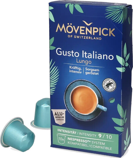 Mövenpick | Gusto Italiano Lungo 10 kapsler til Nespresso®