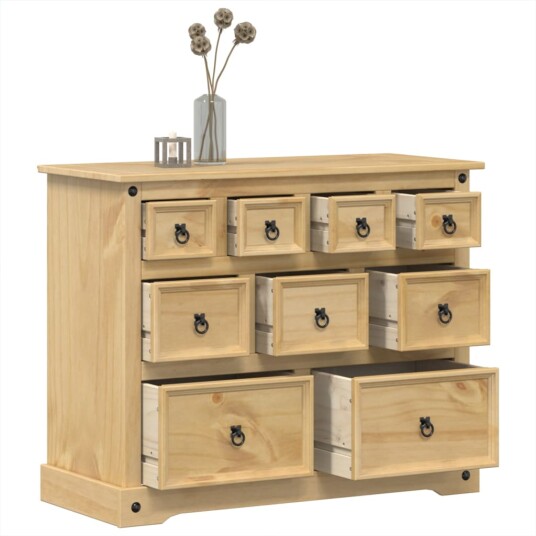 Kommode Corona 103x46x83 cm heltre furu 8721012879188 Kommode Corona 103x46x83 cm heltre furu 8721012879188