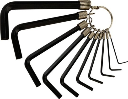 Teng Tools Unbrakonøkler Type L 1/16 - 3/8" 10 Stk.  105820203 