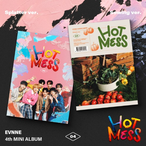 Evnne  Hot Mess  Random Cover  incl. Photobook + Exclusive Items  CD