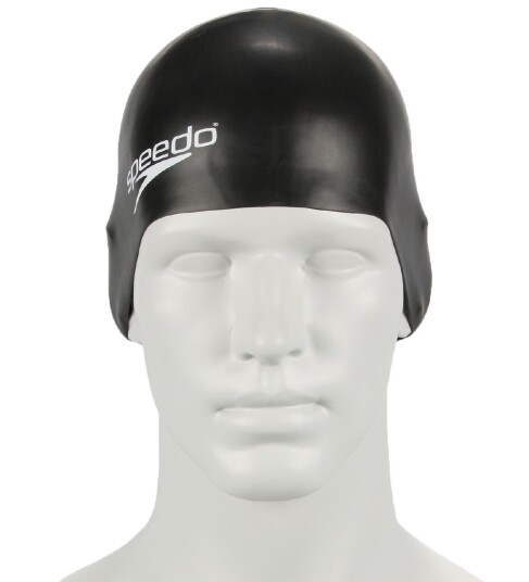 SPEEDO Plain Moulded Silicon Cap Ju Black 0 Badehette SPEEDO Plain Moulded Silicon Cap Ju Black 0 Badehette