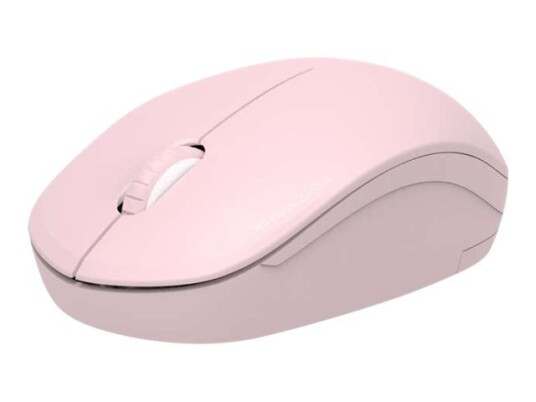 Port Connect Collection - Mus - Høyre- Og Venstrehåndet - Optisk - 3 Knapper - Trådløs - 2.4 Ghz - Usb / Usb-C Wireless Receiver - Rødme