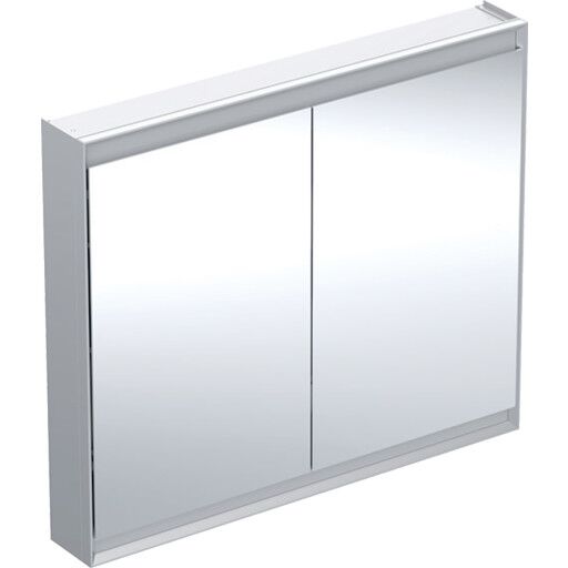 Geberit One speilskap 105x90 cm aluminium