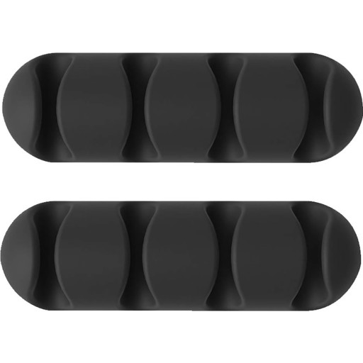 Bluelounge Cabledrop Multikabelholder, 2 stk, Svart