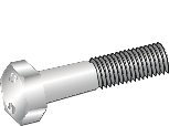 SEKSKKANTSKRUE DELG FZV M12X120 A20 SEKSKKANTSKRUE DELG FZV M12X120 A20