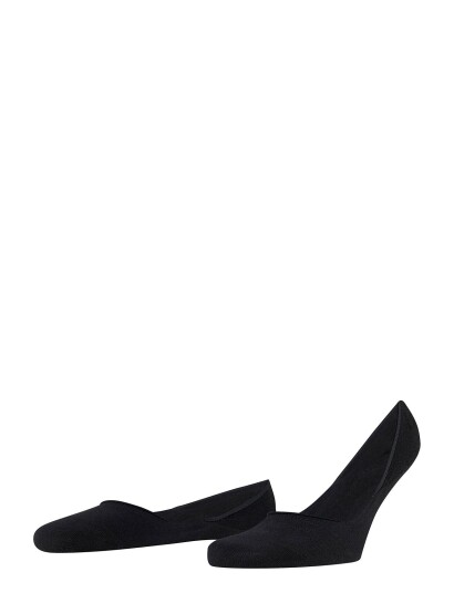 Falke Invisible Step Medium Cut Box Hidden In Shoe - Black - 45-46