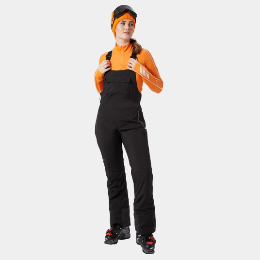 Helly Hansen Dame Legendary Fôret Skibukse Med Seler Svart M Helly Hansen Dame Legendary Fôret Skibukse Med Seler Svart M