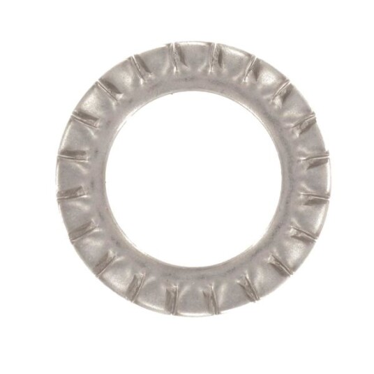 Schäfer & Peters 67982022 Låsbrikke DIN 6798A AZ A2 1000-pakk 2,2 x 4,5 x 0,3 mm Innfesting