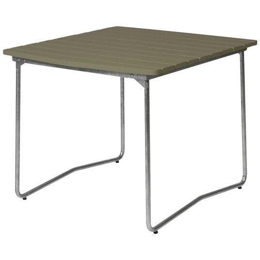 Grythyttan Stålmöbler Grythyttan Stålmöbler B31 Bord 84x92 cm Lysegrønn / Varmgalvanisert Stål