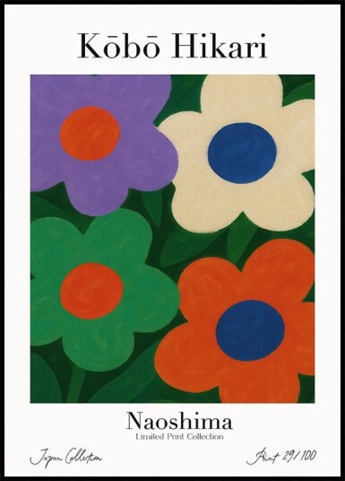 Floral Harmony Plakat Plakat / 21x30cm