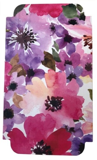 Skall til Iphone 7/8/SE (2.), blomster - rosa