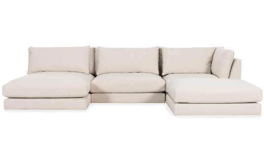 Soffadirekt LYON U Sofa Vendbar Beige