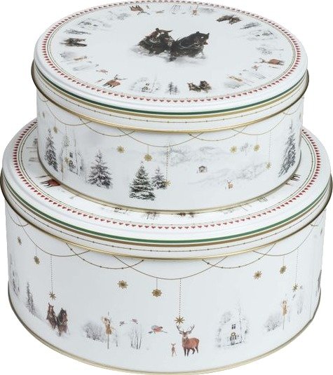 Wik & Walsøe Julemorgen Tinnboks 2 pk Wik & Walsøe Julemorgen Tinnboks 2 pk