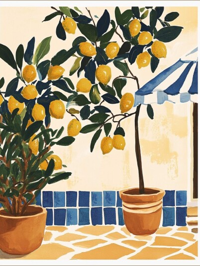 Plakat Sitrontre Kunst