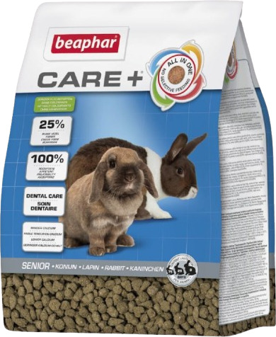 Care+ Senior Kanin 1.5Kg Smådyr Fôr & Høy Til Smådyr Pellets Beaphar Care+ Senior Kanin 1.5Kg Smådyr Fôr & Høy Til Smådyr Pellets Beaphar