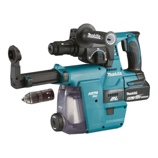 Makita DHR243RTJW Borhammer Med Batteri Og Lader Makita DHR243RTJW Borhammer Med Batteri Og Lader
