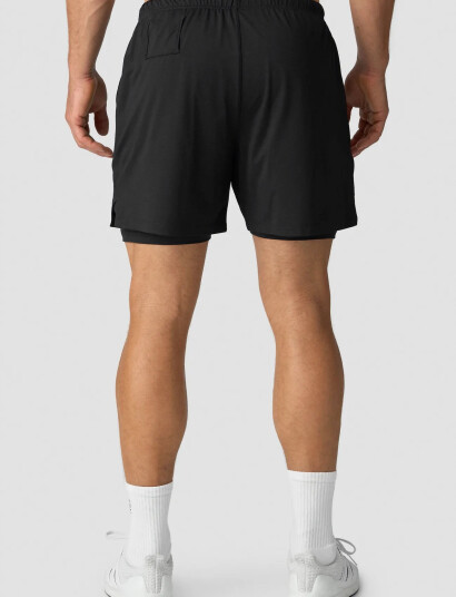 ICANIWILL Stride 2-In-1 Shorts M - Black - L ICANIWILL Stride 2-In-1 Shorts M - Black - L