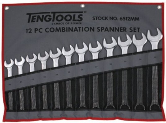 Teng Tools Kombinasjonsnøkler 1/4 - 3/4" 9 Stk.  151590601 