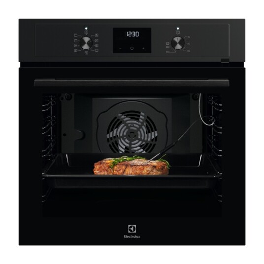 Electrolux SenseCook 600 Varmluftsovn COB500B med Steketermometer - Innebygd Stekeovn i Svart