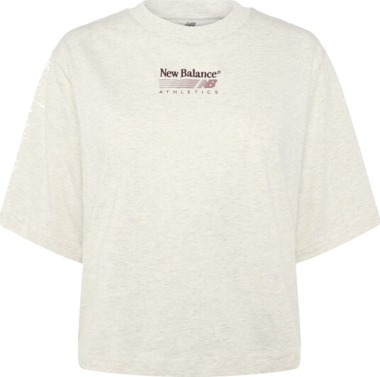 New Balance Trackside Relaxed T Shirt Beige S