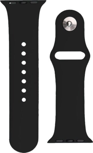 Hurtel Silikonrem for Apple Watch 38/40/41mm Svart