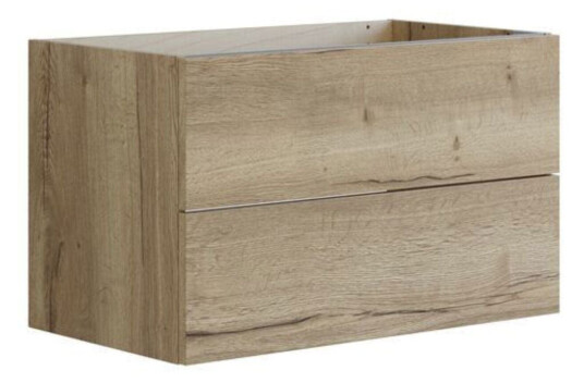 Dansani Inzo Glatt Sideskap 2 Skuff Natur eik / 80cm