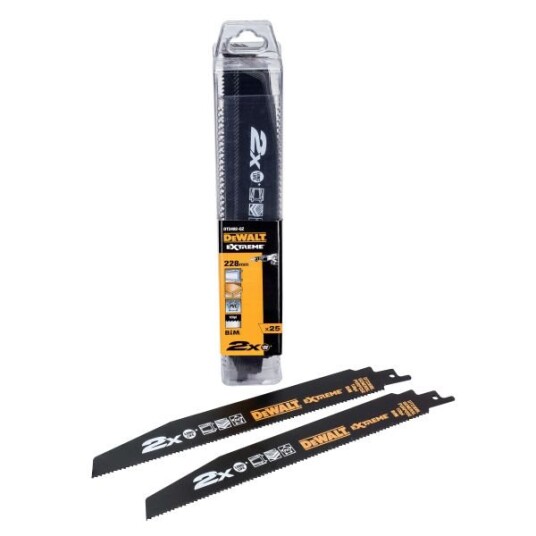 Dewalt DT2492-QZ Tigersagblad 228 mm 25-pakning Maskintilbehør & forbruk