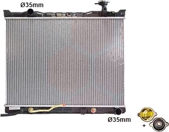 VAN WEZEL 83012705 Radiator motorkjøling VAN WEZEL 83012705 Radiator motorkjøling