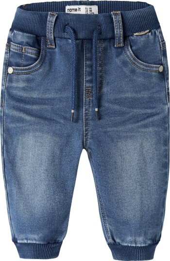 Name It Jeans NbmBen Baggy Medium+ Blue Denim Name It 1 år (80) Jeans Blå
