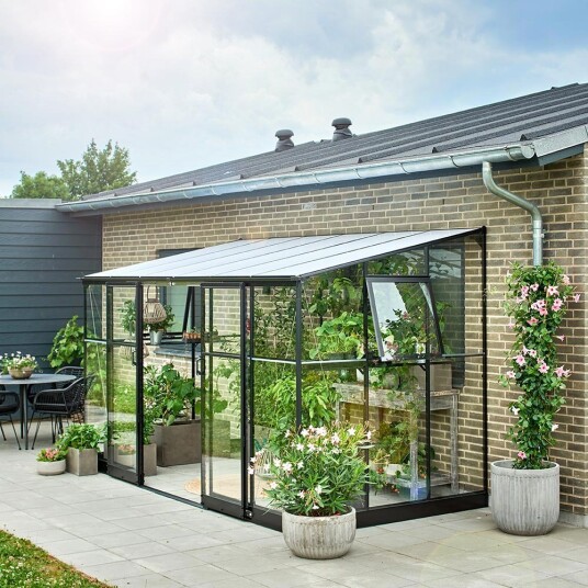 Drivhus QUBE VEGGDRIVHUS 4,7 M² - 7,1 M² Ja, 7,1 M²