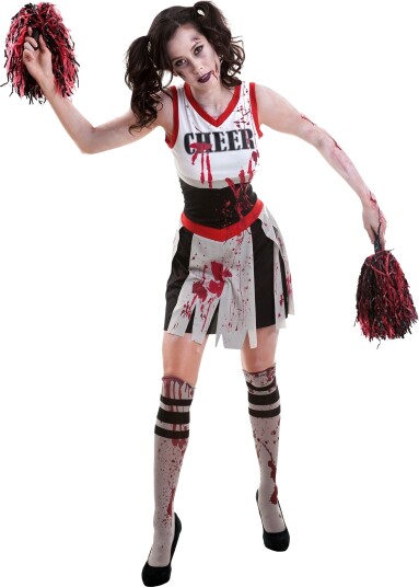Riethmüller Zombie Cheerleader Kostyme Medium 9902695