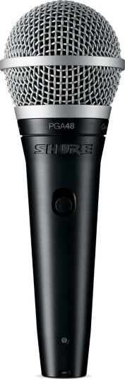 Shure Pga48-Xlr-E Dynamisk Vokalmikrofon Kardioide, Med 5m Xlr Kabel Shure Pga48-Xlr-E Dynamisk Vokalmikrofon Kardioide, Med 5m Xlr Kabel