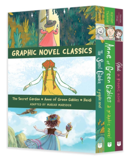 Graphic Novel Classics: The Secret Garden Anne of Green Gables and Heidi Graphic Novel Classics: The Secret Garden Anne of Green Gables and Heidi