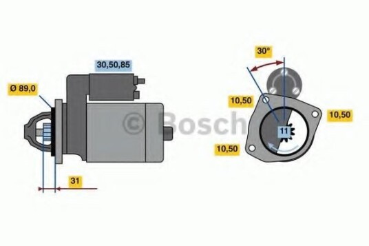 Starter BOSCH 0 986 023 200