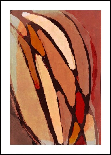 Burned peony Plakat Plakat / 70x100cm