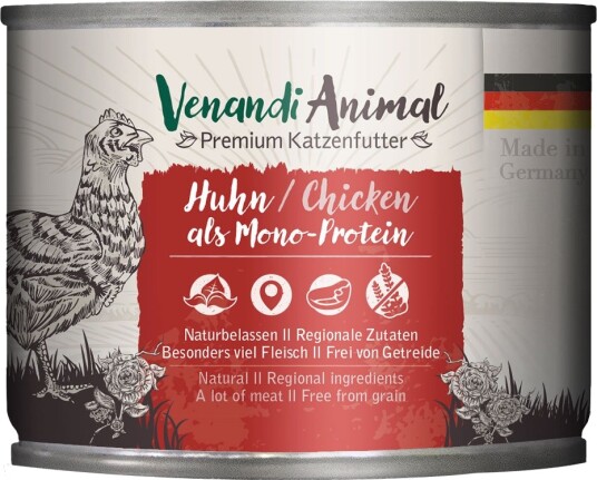 Venandi Animal Våtfôr Monoprotein Kylling 24 X 200 G