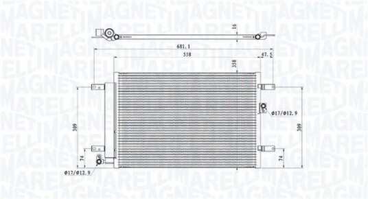 Kondensator MAGNETI MARELLI 350203910000