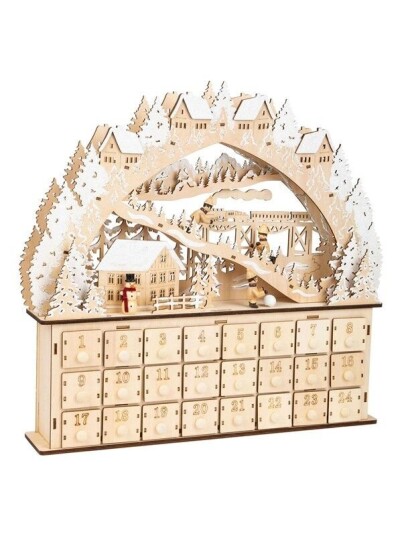 Small Foot Wooden Advent Calendar Ski Small Foot Wooden Advent Calendar Ski
