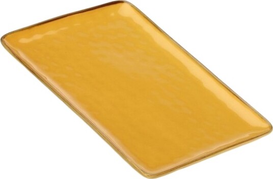 Rose&Tulipani Rožes Ir Tulpes Koncertas Ocher Rektangulær Skål/Fat 36 X 26,5 Cm Rose&Tulipani Rožes Ir Tulpes Koncertas Ocher Rektangulær Skål/Fat 36 X 26,5 Cm