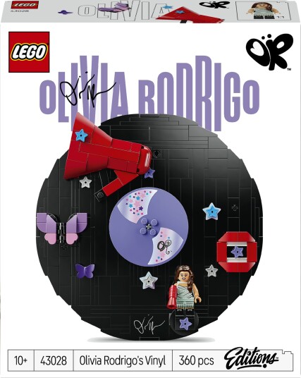 Lego Olivia Rodrigos Vinylplate