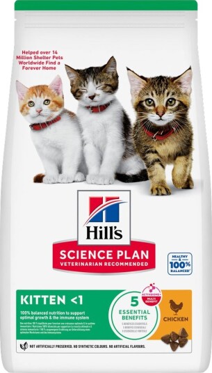 Hill's Science Plan Kitten Tørrfôr Kylling 2x7kg