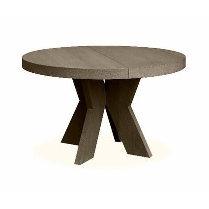 Homefactory Spisebord Cleveland Ø135 inklusive 2 ileggsplater 148610 135XM