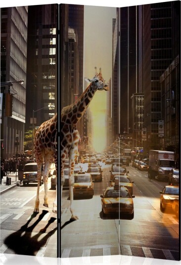 Romdeler Giraffe in the Big City - Artgeist sp. z o. o.
