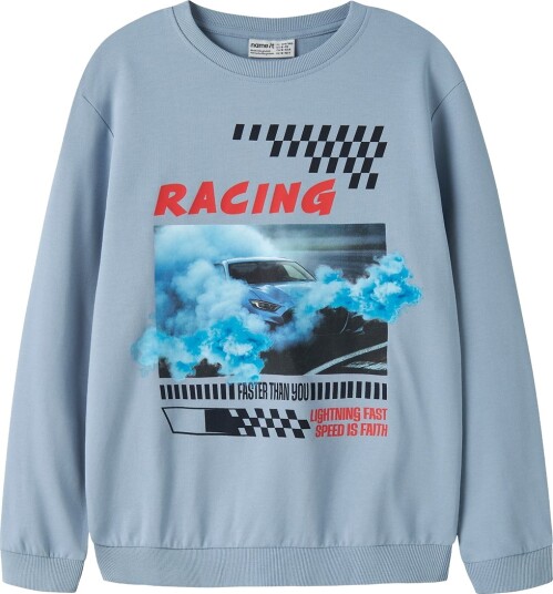 Name It Collegegenser NkmVoto Ashley Blue/Racing Name It 13 14 år (158 164) Collegegenser Lyseblå