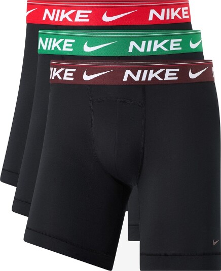 Nike Boksershorts Boxer Brief Long 3-pakning i Grå for Herre