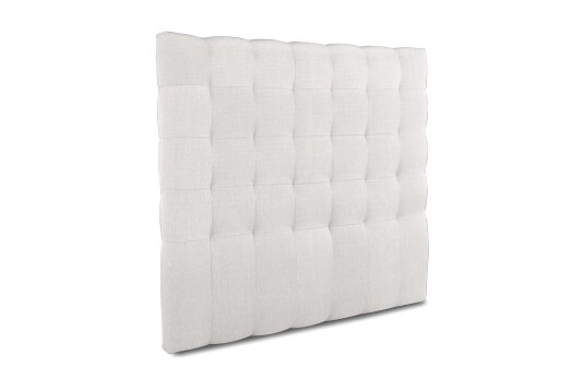 Sengegavl Relax 140 cm Rutemønstret Lav Beige