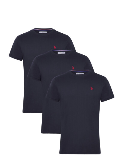 U.S. Polo Assn. Uspa T Shirt Arjun 3 Pack Navy M U.S. Polo Assn. Uspa T Shirt Arjun 3 Pack Navy M