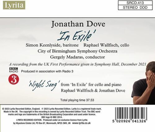 MediaTronixs Jonathan Dove : Jonathan Dove: In Exile CD (2023) Pre-Owned