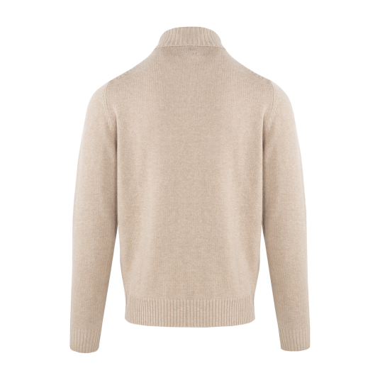 Lasse Sweater Oatmeal L Lambswool t neck Lasse Sweater Oatmeal L Lambswool t neck